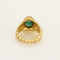 Bague 53 Bague en or jaune, émeraude et diamants 58 Facettes LIS2487X2