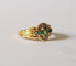 Bague 57 Bague or jaune 18k - Diamants et émeraudes 58 Facettes