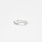 Bague 54 Bague vague avec diamants 58 Facettes 2520
