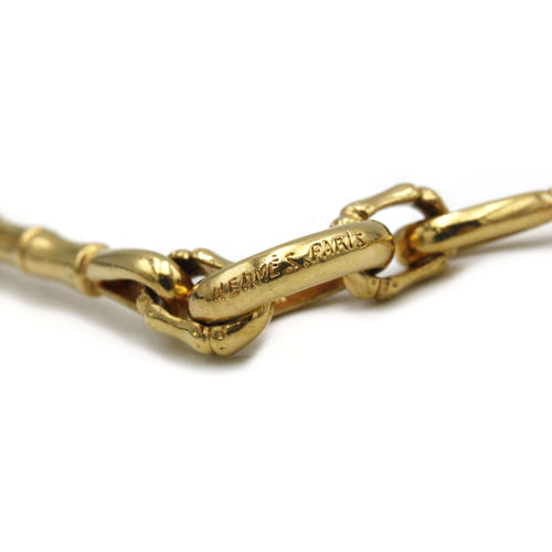 Collier Hermès - Sautoir Cravache Or Jaune 58 Facettes 240137R