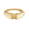 Bague 50 Bague en or jaune, nacres et diamants 58 Facettes ANG0442