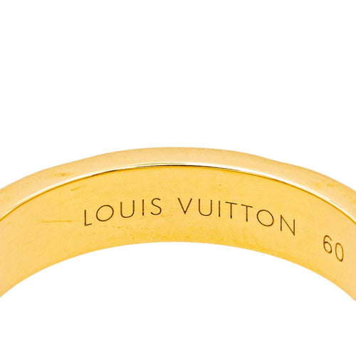 Bague 60 Louis Vuitton Bague Alliance Empreinte Or jaune 58 Facettes 3920524RV