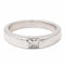 Bague 49 Cartier Bague Solitaire Tank Or blanc Diamant 58 Facettes 2308539CN