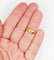 Bague 50 Bague jonc dôme or jaune 18k diamant taille ancienne 0,40 carat 58 Facettes A06197