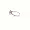 Bague 55 Bague or blanc diamant poire 58 Facettes Bag-DV.28.BELLO