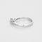 Bague 54 Solitaire or gris et diamants 58 Facettes EB4