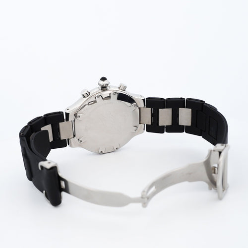 Montre Montre Cartier Must 21 Chronoscaph - Série noire 58 Facettes