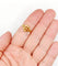 Bague 57 Bague victorienne ciselée or rose et or jaune (circa 1880) 58 Facettes A05338
