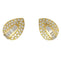 Boucles d'oreilles Boucles d'oreilles "Feuilles" en or jaune et diamants. 58 Facettes 34088