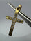 Pendentif Pendentif Croix or jaune diamants 58 Facettes 1FPE-GS33584