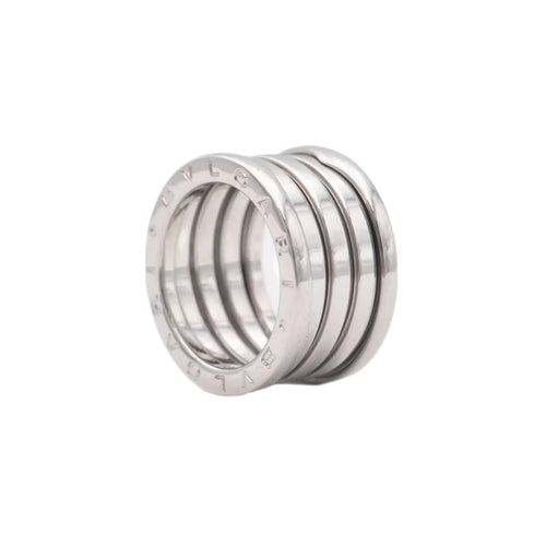 Bague 53 BULGARI - Bague Bulgari B.zero1 4 bandes en or blanc 58 Facettes