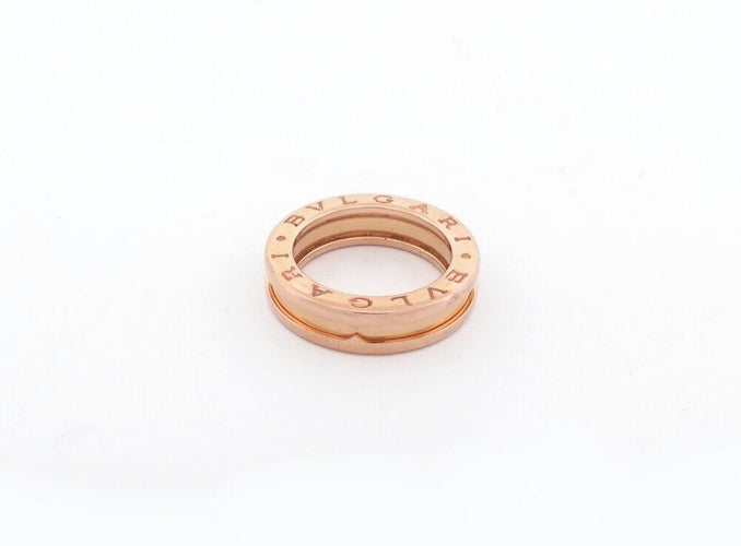 Bague 47 bague BULGARI b.zero1 or rose 58 Facettes 261747