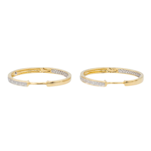 Boucles d'oreilles Boucles d'oreilles Créoles Or jaune Diamant 58 Facettes 2905335CN