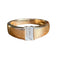 Bague 56 Bague Solitaire or diamant rectangle 58 Facettes 373