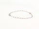 Bracelet bracelet DINH VAN le cube diamant chaine en or blanc 58 Facettes 263842