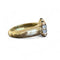 Bague 56 Bague rouleau saphirs et diamants en or jaune 58 Facettes 342
