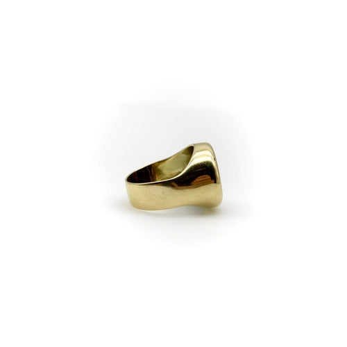 Bague Bague en or 14 carats avec pièce du roi Agrippa Ier 58 Facettes