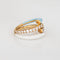 Bague Bague Melissa Kaye en or jaune 18 carats avec diamant 1 carat et émail, bijouterie fine 58 Facettes G14021