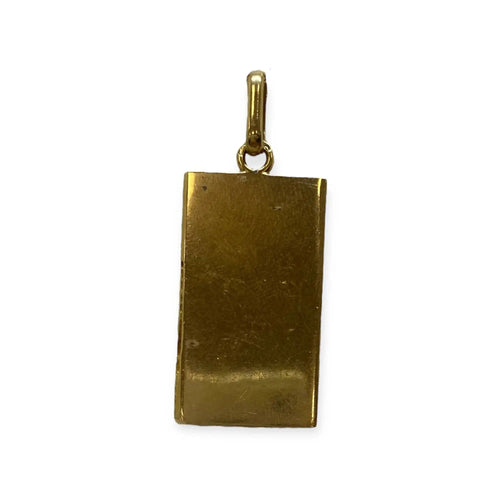 Pendentif Pendentif design géométrique Art Déco or jaune 58 Facettes 330084158