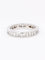 Bague 54 Alliance diamants baguette or blanc 58 Facettes 1163.13