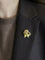 Broche Broche animalière chien or jaune rubis 58 Facettes 1014.2