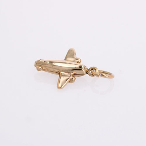 Pendentif Pendentif avion or jaune 58 Facettes CVP168