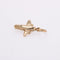 Pendentif Pendentif avion or jaune 58 Facettes CVP168