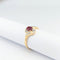Bague 57.5 Bague tourbillon en or jaune diamants et rubis 58 Facettes 31140