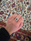 Bague 55 Antique gold, blue sapphire and old mine diamond ring 58 Facettes