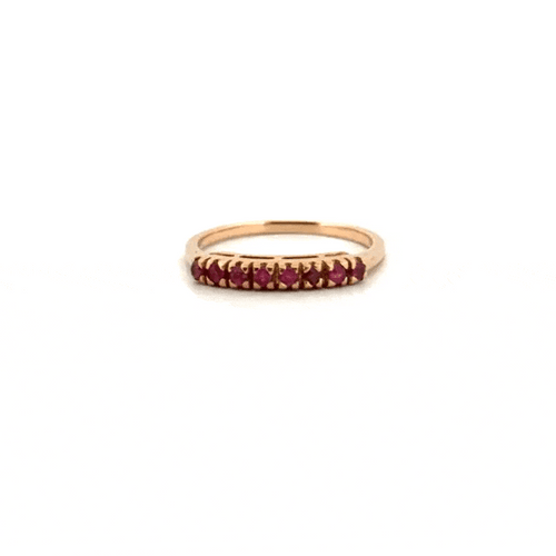 Bague 51 Bague Jarretière Or jaune & Rubis 58 Facettes 59-GS33771-3