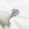 Bague Bague en or blanc avec un entourage de diamants de 0,88 carat 58 Facettes