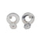 Boucles d'oreilles Dinh Van Boucles d'oreilles Puces Cible Or blanc Diamant 58 Facettes 3391124RV