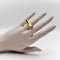 Bague 45 Bague selle moderniste vintage en or 18 carats 58 Facettes A1003E