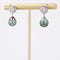 Boucles d'oreilles Boucles d'oreilles diamants et perles de Tahiti transformables 58 Facettes 24-186