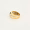 Bague 49 Bague jonc or jaune, saphir et diamants 58 Facettes RAM2604