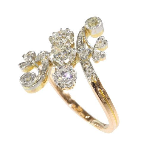Bague 52 La Bague Diamant Vintage Belle Epoque 58 Facettes 24121-0294