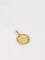 Pendentif Médaille Augis ronde couronne de laurier Plus qu’hier moins que demain or jaune diamant rubis 58 Facettes 678