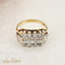 Bague 55.5 Bague Art Déco en or fantastique – style vintage 58 Facettes 2800