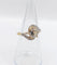 Bague 54.5 Bague tourbillon antique en or 18k et platine, diamant taille ancienne 1,35 ct 58 Facettes A06442