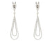 Boucles d'oreilles Orecchini pendenti in oro bianco con diamanti 58 Facettes