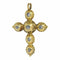 Pendentif La croix en diamant Ciselé : un joyau unique de l'art baroque 58 Facettes 24096-0095