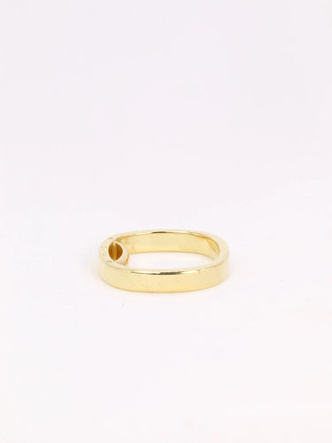 Bague 57.5 Alliance carrée Dinh Van or jaune 58 Facettes J423