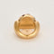 Bague 48 Bague or jaune et rubis de synthèse 58 Facettes SBR1625