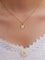 Pendentif AUGIS - Mini Médaille amour or jaune diamant rubis 58 Facettes J483