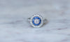 Bague Bague Cible Art Deco Saphirs et Diamants 58 Facettes