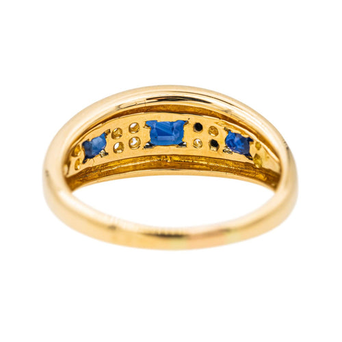 Bague 58 Bague Or jaune Saphir 58 Facettes 3221911CN