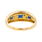 Bague 58 Bague Or jaune Saphir 58 Facettes 3221911CN
