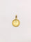 Pendentif AUGIS - Médaille amour couronne de Laurier Plus qu'hier moins que demain or jaune 58 Facettes J466