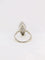 Bague 54 Bague marquise vintage or blanc diamants 58 Facettes J183
