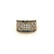 Bague 56 Bague Bandeau Or Jaune Diamants & Saphirs 58 Facettes 1-GS32118-02